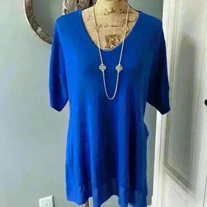 Chico’s Lightweight Layered Sweater, Size 2 (8-10), Like new